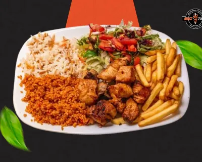 Assiette chicken jaune