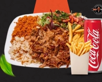 Menu assiette kebab