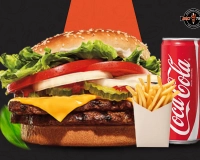 Menu whooper double burger