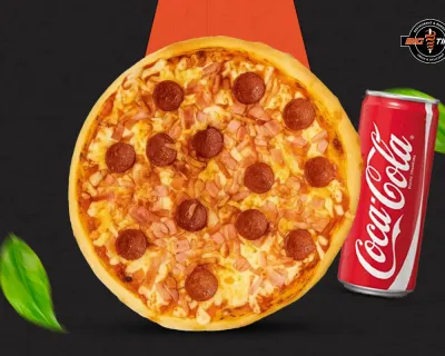 Menu pizza 3 jambons