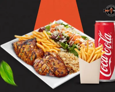 Menu assiette escalope