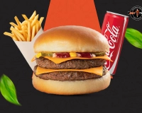 Menu double cheeseburger